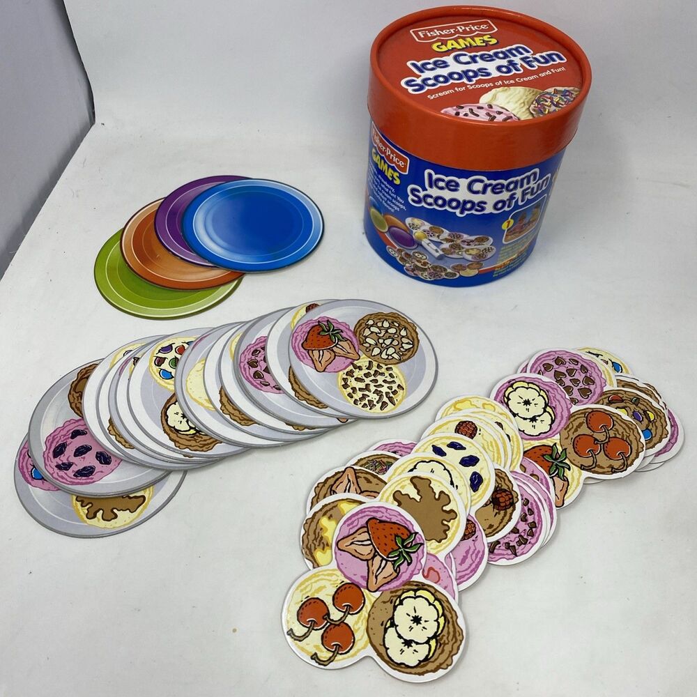 Fisher Price Scoops Of Fun 2000 Incomplete - Missing Scoop